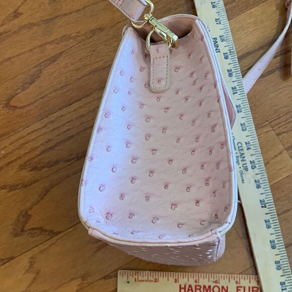 Crossi faux ostrich crossbody with detachable strap for Handbag - Picture 4 of 8